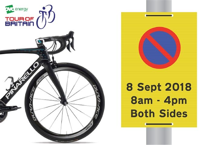 Tour of Britain sign