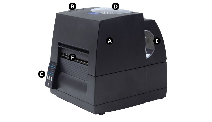 Image showing the CLS621 Printers front view