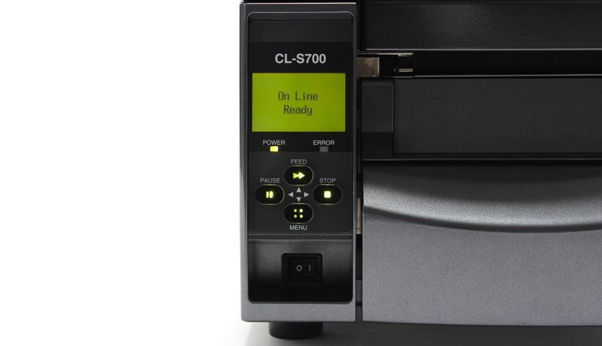 CLS700 Control Panel located at the front