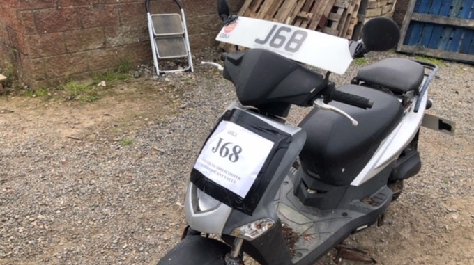 A lucky collector scoots off with Jersey deal on a number plate