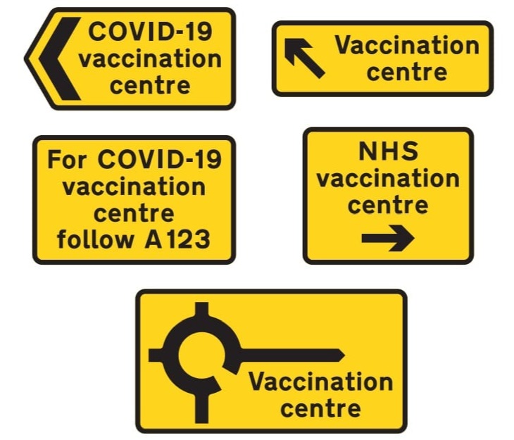 Home Stretch but we are helping with Covid-19 Traffic Signs