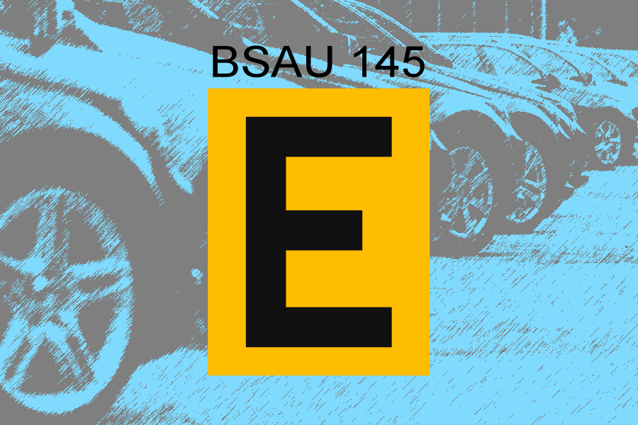 E for Enforcement and Number Plates