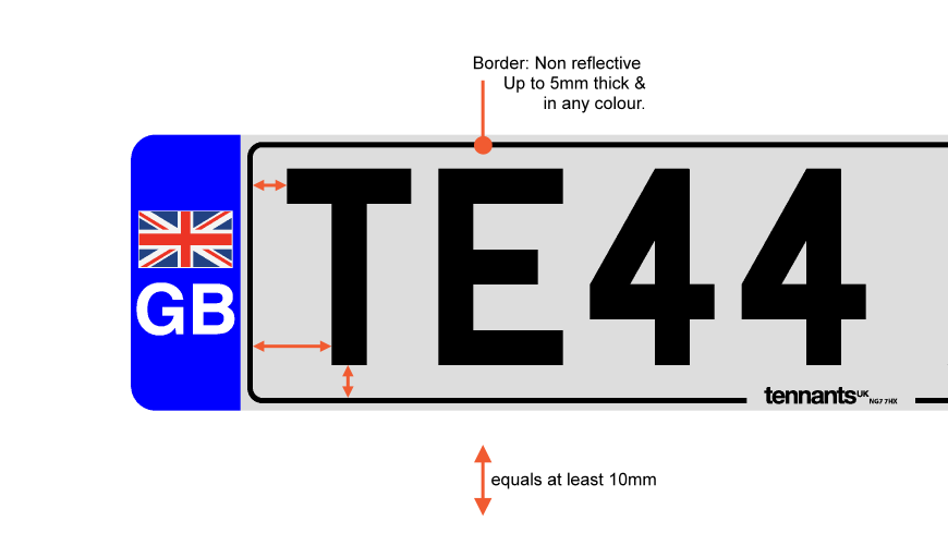 Optional Number Plate Border or Coach-Line