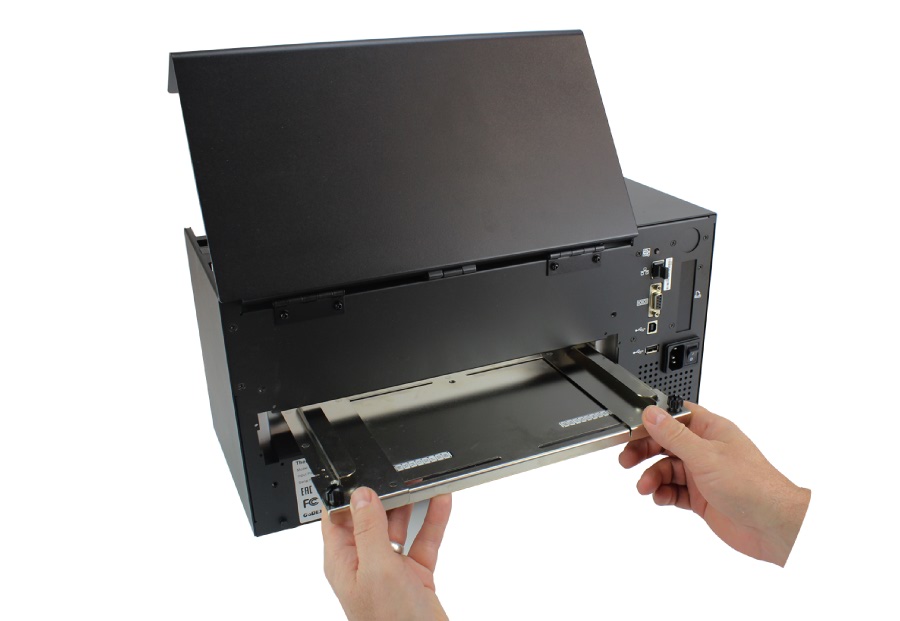 Install GoDex Media Tray onto Your Printer