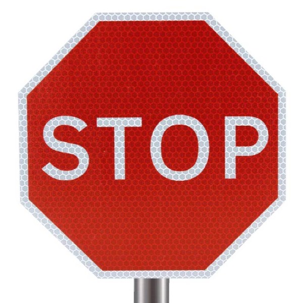 A Small Stop Sign for Traffic