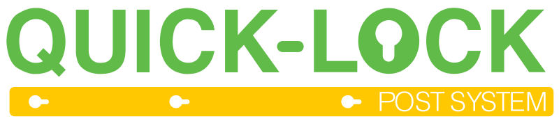 Quick Lock Posts - Logo Yellow