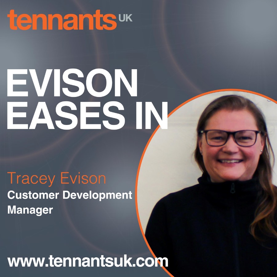 Our new Customer Development Manager Tracey Evison eases in